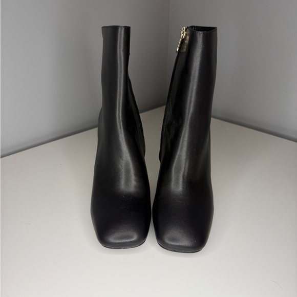 Black illusion heel ankle boot - Picture 2 of 6